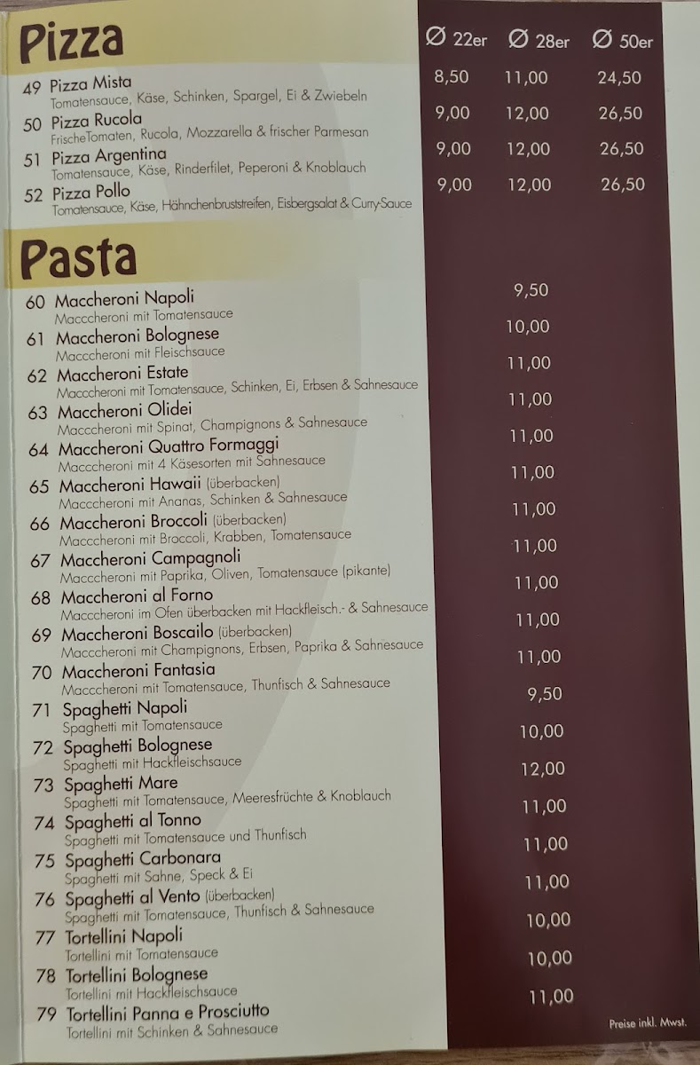 Menu Pizzeria Da Vito-2