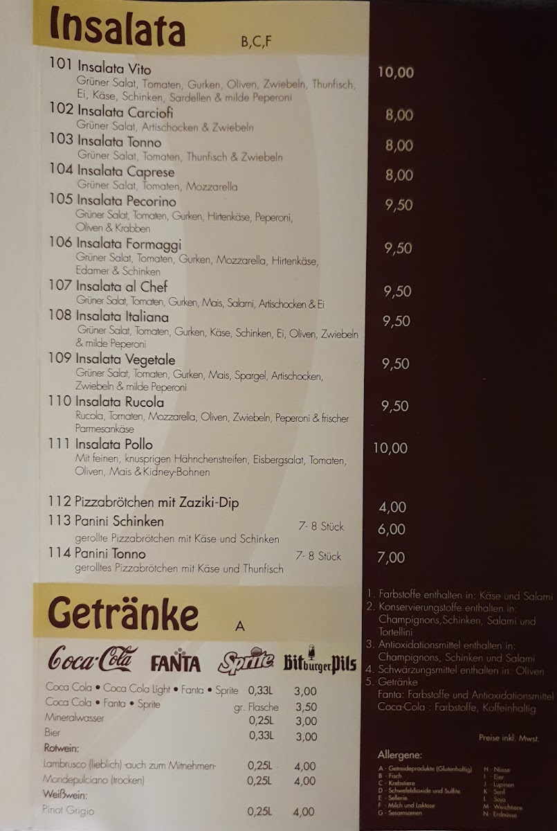 Menu Pizzeria Da Vito-3