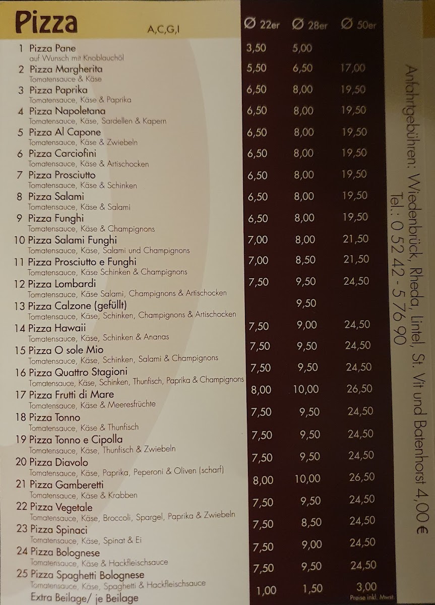 Menu Pizzeria Da Vito-9